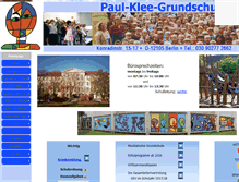 Tablet Screenshot of paul-klee-schule.de